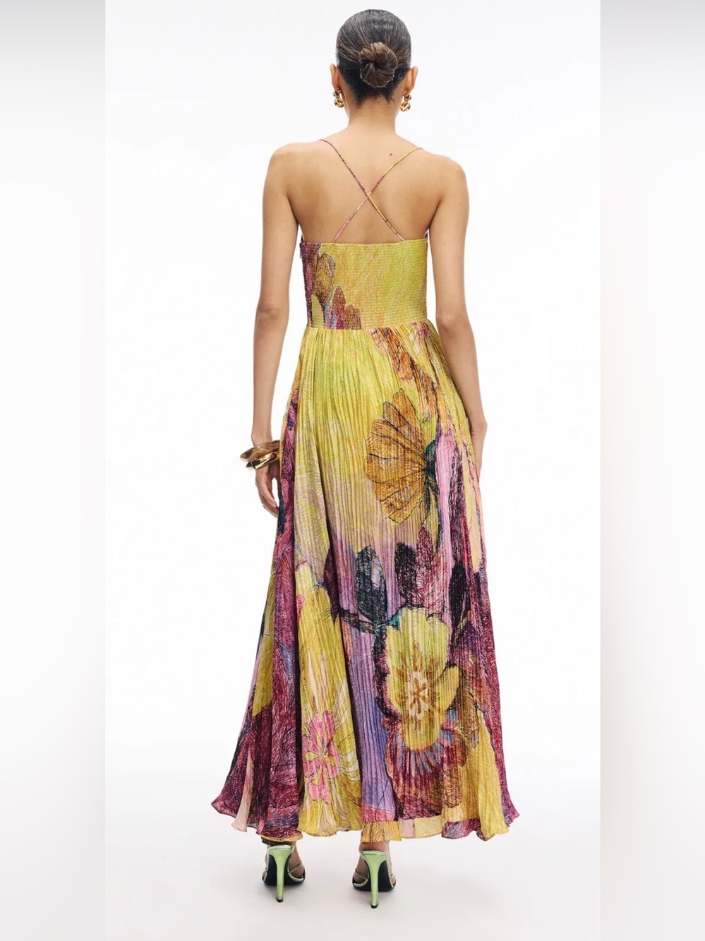 Saaksha & Kinni Kiara Dress vibrant special occasion dress size medium. - Picture 7 of 11